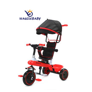 WQL – tricycle 3 roues pour enfants, pneu à air 4 en 1, roues de 12 pouces, tricycle pour bébé avec parasol, haute qualité - Product Image 1