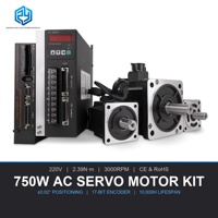 Kit de moteur servo AC ZHENGYUAN 750W, encodeur magnétique 17 bits haute précision, système de commande servo 3000 tr/min pour l'automatisation précise