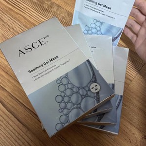 Masque facial en <span class=keywords><strong>gel</strong></span> rafraîchissant et apaisant ASCE de Corée du Sud pour hydrater, calmer la peau, la réparer après une intervention chirurgicale, 1 boîte de 3 pièces - Product Image 3