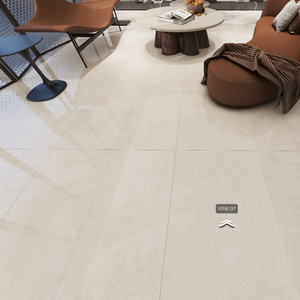 <span class=keywords><strong>Carrelage</strong></span> en porcelaine émaillée à motif marbre beige, 1000x1000mm, moderne, facile d'entretien, résistant aux taches, garantie 5 ans+, pour hall d'hôtel - Product Image 6