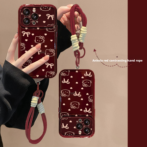 <span class=keywords><strong>Funda</strong></span> de Silicona para Teléfono con Correa de Lazo de Gato y Ventana Grande para Cámara, <span class=keywords><strong>Compatible</strong></span> con Huawei y OPPO - Product Image 2