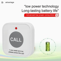 Système d'appel sans fil pour serveurs, montre-récepteur étanche rechargeable, bouton d'appel client pour hôtels, restaurants, cafés