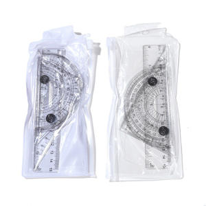 Règle de géométrie mathématique à prix d'usine, ensemble de règles de mesure, règle en plastique personnalisée - Product Image 2
