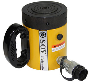 กระบอกไฮดรอลิก/แม่แรงไฮดรอลิก ENERPAC 600T แบบเดี่ยว รับน้ำหนักมาก พร้อมน็อตล็อค - Product Image 3