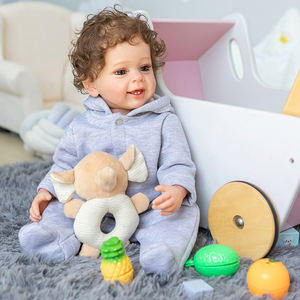 Pas cher NOUVEAU 55Cm Full Body Soft Silicone Real Touch Reborn Baby Boy Doll <span class=keywords><strong>Yannik</strong></span> Ideal Gifts For Children Bath Toy Kids - Product Image 2