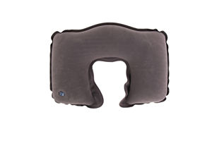 หมอนรองคอรูปตัวยูแบบเป่าลมสำหรับเดินทาง ผลิตตามสั่งและขายส่ง ผ้ากำมะหยี่นุ่มสบาย รองรับศีรษะและต้นคอ - Product Image 2