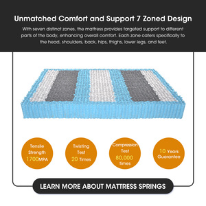 Tùy Chỉnh Nữ Hoàng Vua Kích Thước 5/7 Sao Sang Trọng Không Gây Dị Ứng Cao Su Làm Mát Bộ Nhớ Bọt Bonnell Túi Mùa Xuân Lai Khách Sạn Nệm - Product Image 3