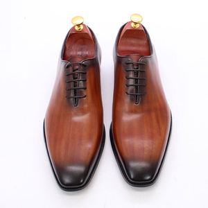 Classy Formal Business <b>Shoes</b> Genuine Leather Printed Men Dress <b>Shoes</b> - Product Image 3