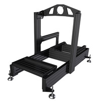 Cadre en aluminium extrudé personnalisé cockpit complet de simulateur de conduite de course sim et accessoires complets à vendre