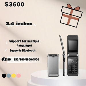 Teléfono Móvil Plegable S3600 al por Mayor, 2G GSM Desbloqueado, Batería de 880 mAh, Pantalla TFT de 2.2 Pulgadas, Cámara de 1.3MP, Radio FM, Bluetooth - Product Image 2