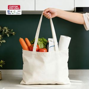 Custom Organic Cotton Canvas Tote <b>Bag</b> Promotional Eco Friendly Recycle Shopping <b>Bag</b> for Grocery - Product Image 2