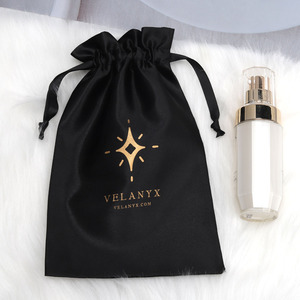 Bolsa de Satén de Seda con Cordón y Logotipo Personalizado, Económica, para Gorras, Ropa, Zapatos, Protección contra el Polvo, Viajes, Fiestas - Product Image 4