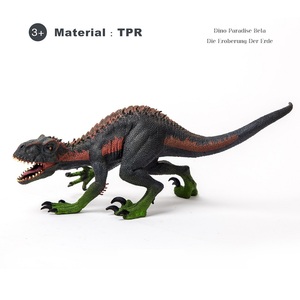 Jurassick período animales mundo juguetes serie 3D plástico goma TPR <span class=keywords><strong>Allosaurus</strong></span> modelo niños <span class=keywords><strong>juguete</strong></span> dinosaurio para venta al por mayor - Product Image 3