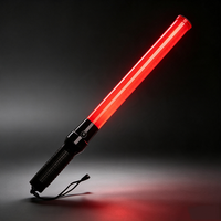 Bâton de signalisation routière LED rechargeable de 54 cm, portable, pour le contrôle du trafic et la sécurité routière