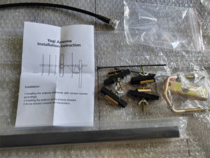 Antena Yagi atornillada de aleación de aluminio UHF de 400-470MHz, antena de Tv <span class=keywords><strong>Boti</strong></span> de 5 elementos, antena transmisora de alta ganancia 9dbi - Product Image 3