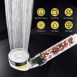 Bộ Lọc Ion Áp Suất Cao Vòi Hoa Sen Tiết Kiệm Nước Loại Bỏ Mạnh Mẽ Đầu Vòi Hoa Sen Clo Vitamin C - Product Image 2