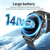 Reloj Inteligente para Exteriores AK109 con Correa de Silicona, Batería de 1400mAh, Monitorización del Sueño, Múltiples Modos Deportivos, Resistente al Agua IP68