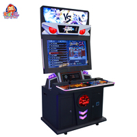 Machine de jeu vidéo d'arcade de combat avec écran pliable de 32 pouces, Street Fighter, en métal, avec 3188 jeux rétro