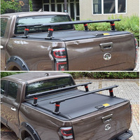 Accessoires 4x4 Barre transversale réglable en alliage d'aluminium pour pick-up, galerie de toit universelle pour couvre-caisse avec rail à fente