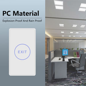 Alta qualità manuale allarme antincendio attivazione sensore tattile porta plastica pulsante romanzo bianco 12v - Product Image 4