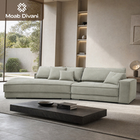 Italienische Luxus-Sofagarnituren Breitsitzige Modulare Samt-Ecksofa-Sets für Wohnzimmer Couchgarnituren Luxus-Couch Sofa