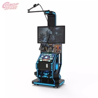 Equipo de juego eléctrico con pistola para caminar 9D VR, máquina de juego de realidad Virtual