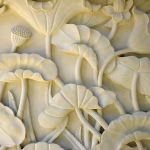 Modern Marble Limestone Wall Relief Custom Design Handmade Carved 3D Sculpture Outdoor Villa Home Decor Art - Product Image 4
