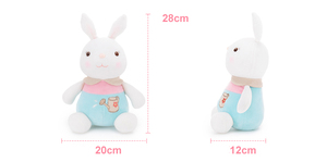 Metoo Vente en gros d'usine Jouet lapin en peluche doux et confortable pour bébés et enfants - Product Image 4