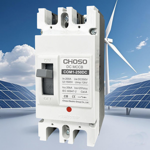 CHOSO 550V DC Parafoudre 2P 250A 20kA Disjoncteur Thermomagnétique à Boîtier Moulé (MCCB) pour Système Solaire Photovoltaïque CE - Product Image 3