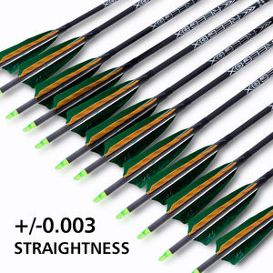 Flèches en carbone pour la <span class=keywords><strong>chasse</strong></span> ID 6.2mm flèche arbre avec 4 pouces dinde caractéristique <span class=keywords><strong>arc</strong></span> classique <span class=keywords><strong>arc</strong></span> à poulies en gros - Product Image 4