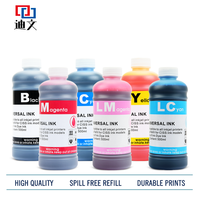 Tinta Botol Isi Ulang DIWEN 1000ML 6 Warna Untuk Printer Inkjet Epson Canon HP Brother Hitam Magenta Kuning Cyan