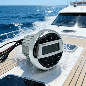 Récepteur audio numérique étanche 12V pour <span class=keywords><strong>bateau</strong></span> avec lecteur MP3 stéréo marin - Product Image 4