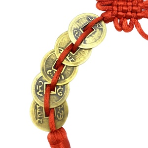 Ciondolo con Monete dei Cinque Imperatori, Pendente con Monete Antiche, Ornamento da Appendere per Casa, Porta, Finestra, Auto, Negozio, Regalo Aziendale - Product Image 5