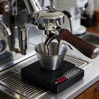Balance à café numérique 2 kg 0,1 g Haute Précision avec Minuteur Trois Modes Rechargeable Outil de Pesée pour Barista