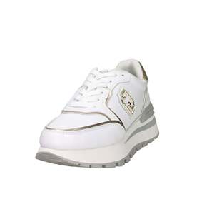 Zapatillas Liu Jo Donna Amazing 25 Nero con Detalles en Blanco y Dorado, Estilo Deportivo y a la Moda - Product Image 2