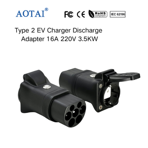 Adaptador de Descarga para Cargador de Vehículos Eléctricos AOTAI Tipo 2 a Schuko con Interruptor para Estación de Carga Tipo 2 - Product Image 4