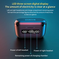 Écouteurs sans fil G40 Tws, écouteurs sans fil, casque stéréo haute fidélité, étanche, écran LED, batterie externe, écouteurs mains libres, jeu