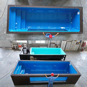 Piscines personnalisées en acrylique transparent, piscines extérieures pour adultes, piscines hors sol, conteneur en fibre de verre, piscine - Product Image 5