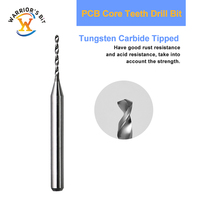 Set Mata Bor PCB Tungsten Carbide Mini Presisi Tinggi Warrior's Bit OEM/ODM CNC Milling 2 Flutes