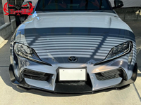 Lèvre avant en fibre de carbone pour Toyota GR Supra A90 A91 Mk5, lèvre de pare-chocs avant, kit carrosserie, accessoires de voiture