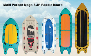 Haute qualité en gros personnalisé PVC tourisme pour enfants grande famille <span class=keywords><strong>gonflable</strong></span> paddleboard auxiliaire - Product Image 2