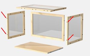 Деревянное окно кошачий окунь катио кошачий оконный ящик - Product Image 3