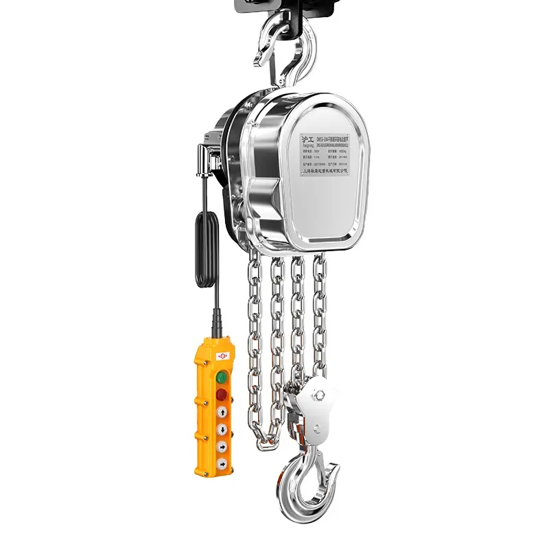 3 tấn hoist electr 304 thép không gỉ 1 tấn 5 tấn nhỏ Palăng xích điện