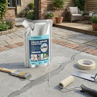 Mastic pour fissures de béton, Scellant de réparation de fissures de ciment, pour allées, trottoirs, terrasses.