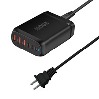Cargador Multi-Puerto de Alta Potencia PD 200W, Multifuncional y de Carga Rápida para Teléfonos y Computadoras, con 4 Años de Garantía, Superventas