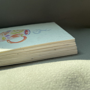 Cartes de remerciement personnalisées biodégradables faites à la main avec logo imprimé, cartes en papier plantables avec graines de lavande intégrées - Product Image 5