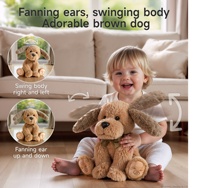 Jouets en peluche musicaux Tumama pour enfants, chiots électriques mignons, poupées musicales qui bougent, oreilles qui battent, chien en peluche pour bébé, jouet en peluche pour enfant