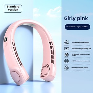 Có thể đeo tai nghe thiết kế <span class=keywords><strong>USB</strong></span> sạc di động cá nhân cổ làm mát Fan hâm Mộ Cổ cho ngoài trời trong nhà - Product Image 6