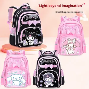25 Mochilas Escolares de Nailon de Estilo Nuevo, Gran Capacidad, Diseño Ligero con Patrones de Anime y Dibujos Animados para Niñas de 6 a 9 y 12 Años - Product Image 1