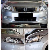 Pour Honda Accord 2008-2013 8ème génération, couvercle de lentille de phare avant, coque transparente de remplacement pour phare halogène xénon, pièces en plastique PC